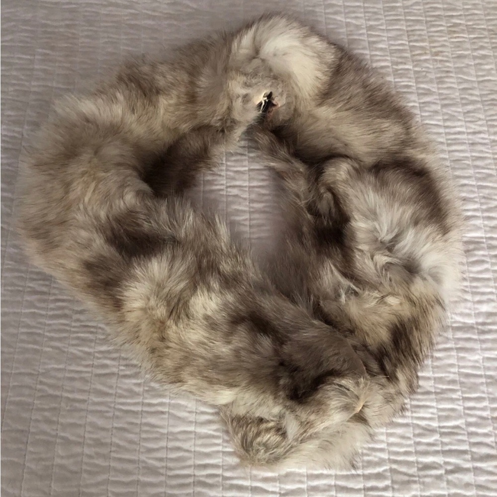 Vintage Fox Genuine Fur Collar Wrap Stole Scarf 50’s  40”